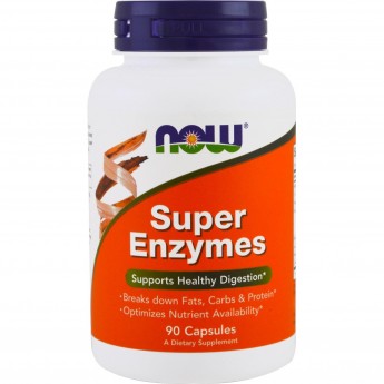 Биологически активная добавка NOW FOODS SUPER ENZYMES (Супер Энзимы), 90 капсул
