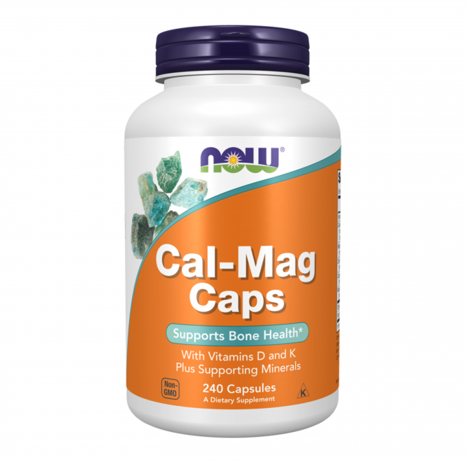 CAL-MAG CAPS NOW FOODS Кальций и Магний + Витамин D-3, 240 капсул NS33438