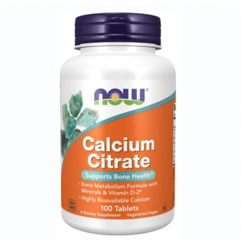 Минералы NOW FOODS CALCIUM CITRATE W/MIN 100 таблеток